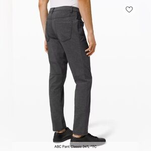 NEW! Lululemon Men’s ABC Pant Classic 34"L TC